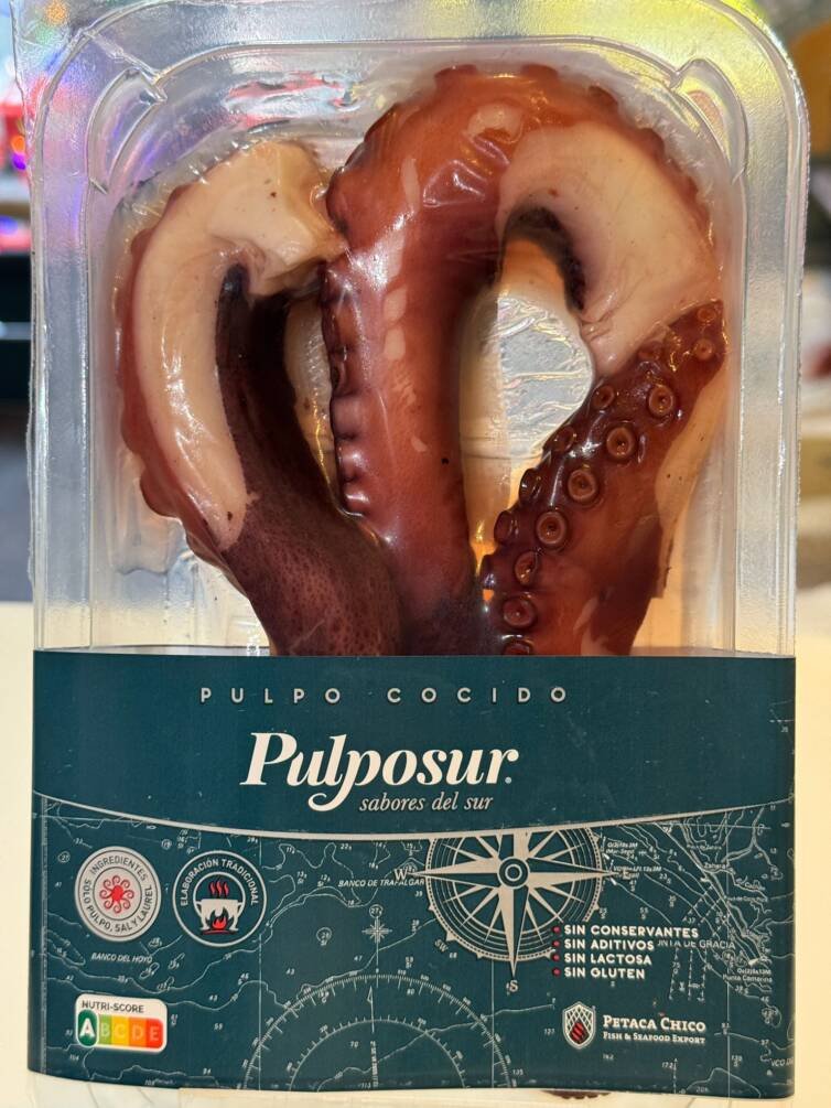 Octopus Tentacles Boiled